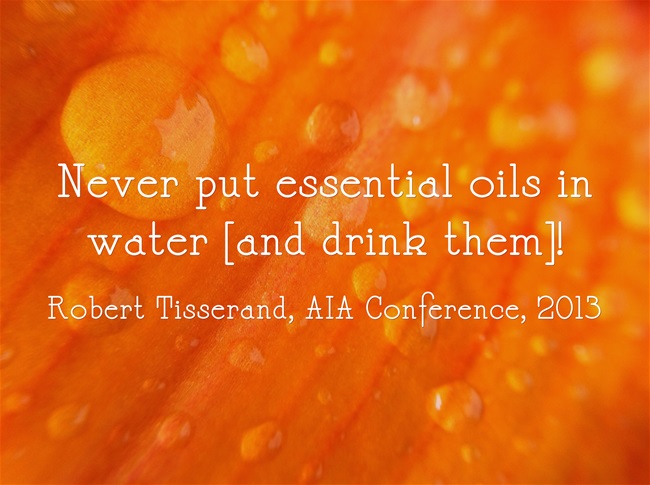 Never-put-essential-oils